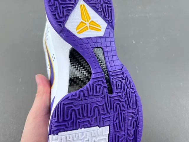 Nike Chaussures de Basketball Low Top Violet Blanc Construction Superposition Synthétique 7