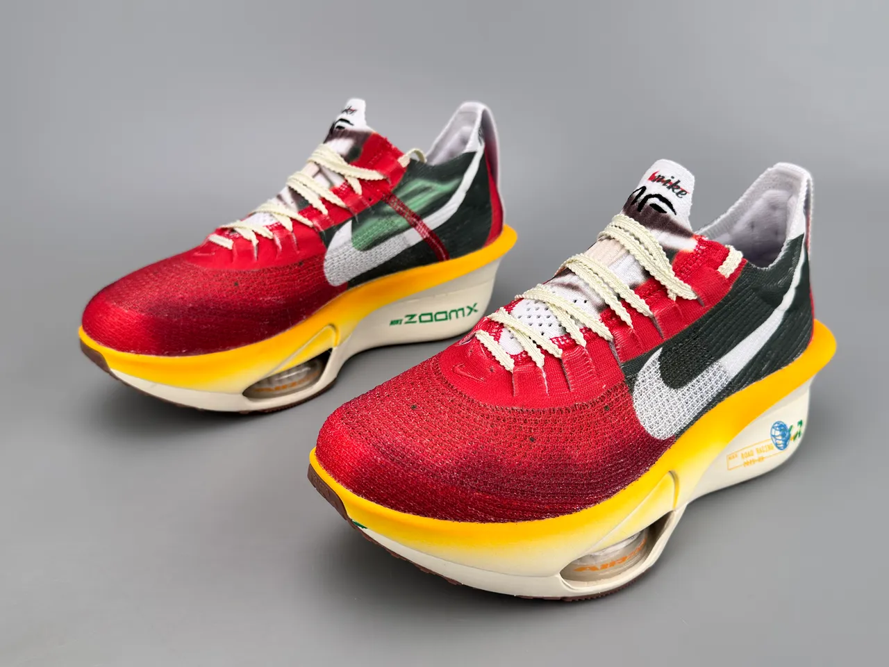Nike Road Racing 2025-03 红黑黄跑鞋 7