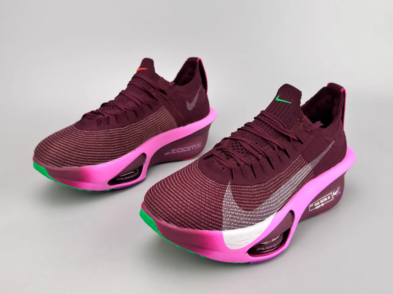 Nike Road Racing AF Burgundy Pink Zapatillas de running 7
