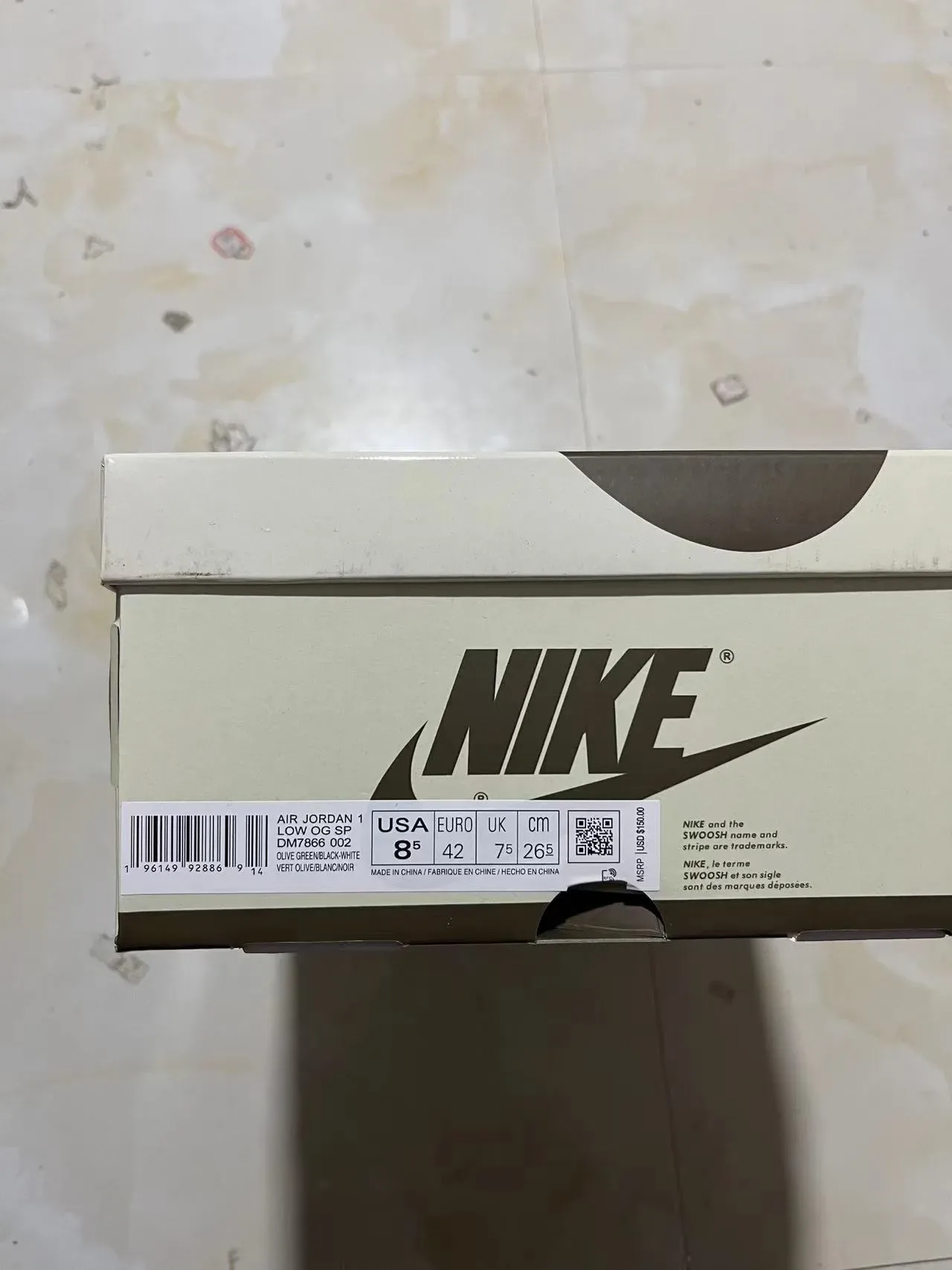 Nike SB Dunk Low Vert Olive Noir Blanc Chaussures Lifestyle Skateboard 12