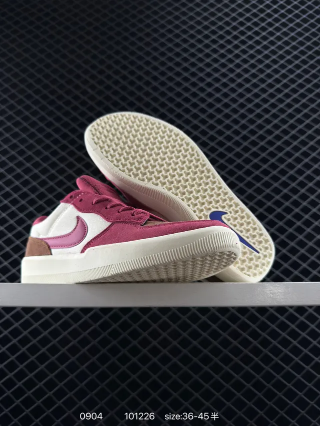 Nike SB Force 58 Magenta Cream Brown Skateboard Shoes 6