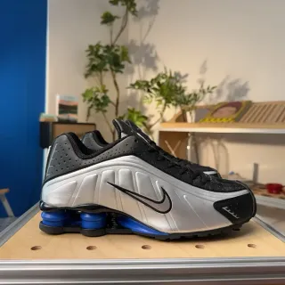 Nike Shox NZ فضي أسود أزرق حذاء رياضي نمط حياة