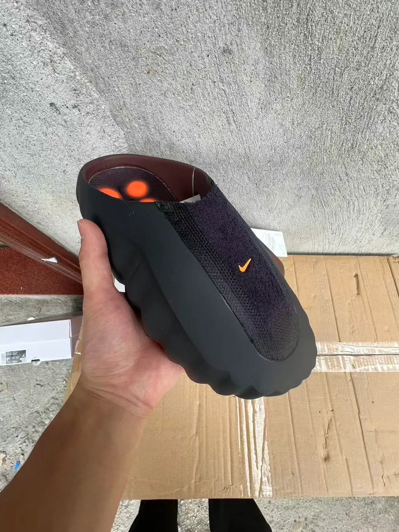 Sneakers Lifestyle Nike Slide Noir Perforé Slip-On 2