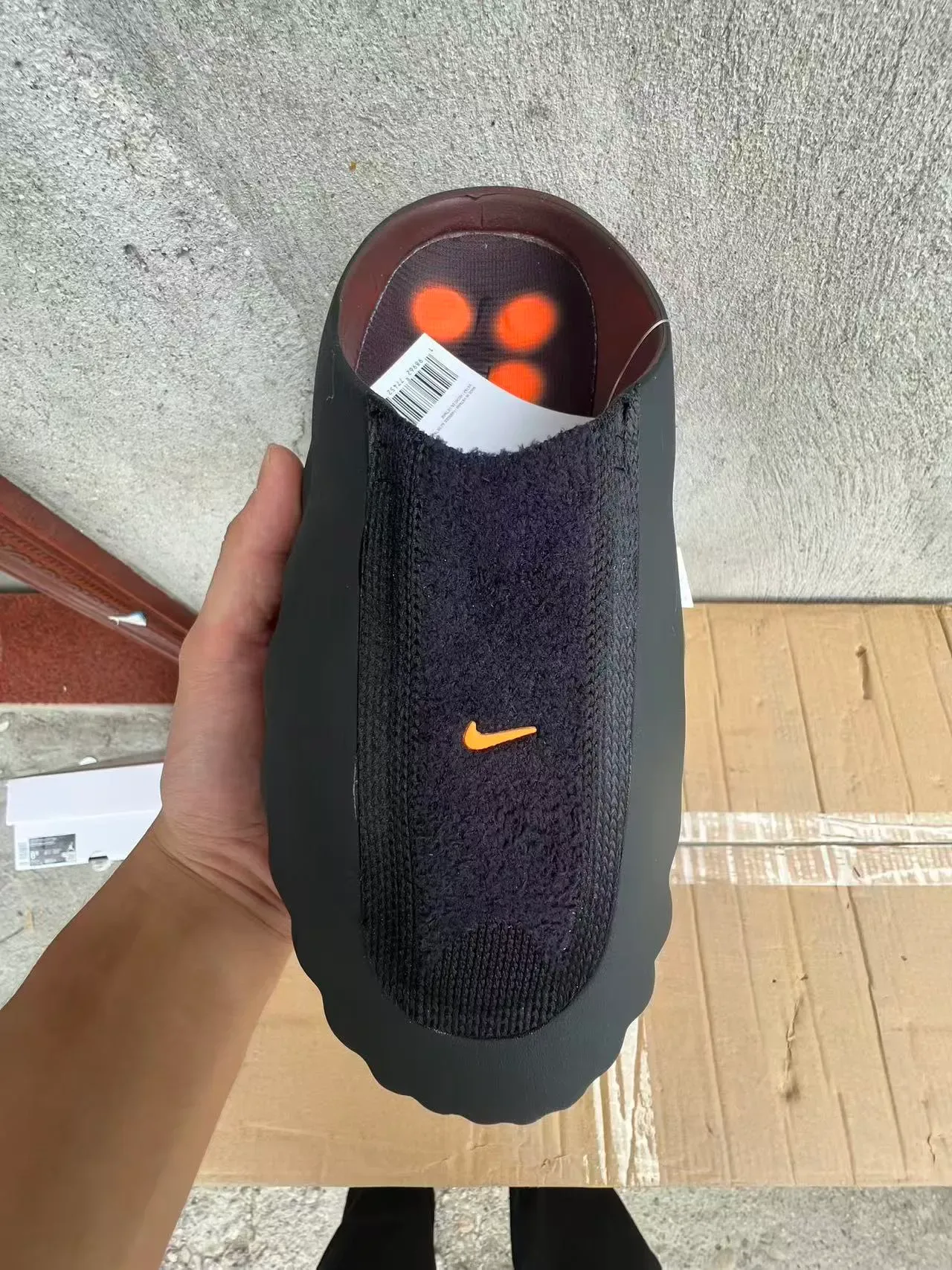 Sneakers Lifestyle Nike Slide Noir Perforé Slip-On 3