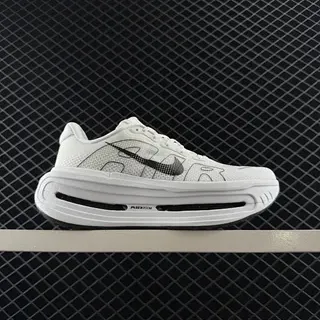Nike সাদা কালো মেশ উপর দৃশ্যমান Air Zoom রানিং শু