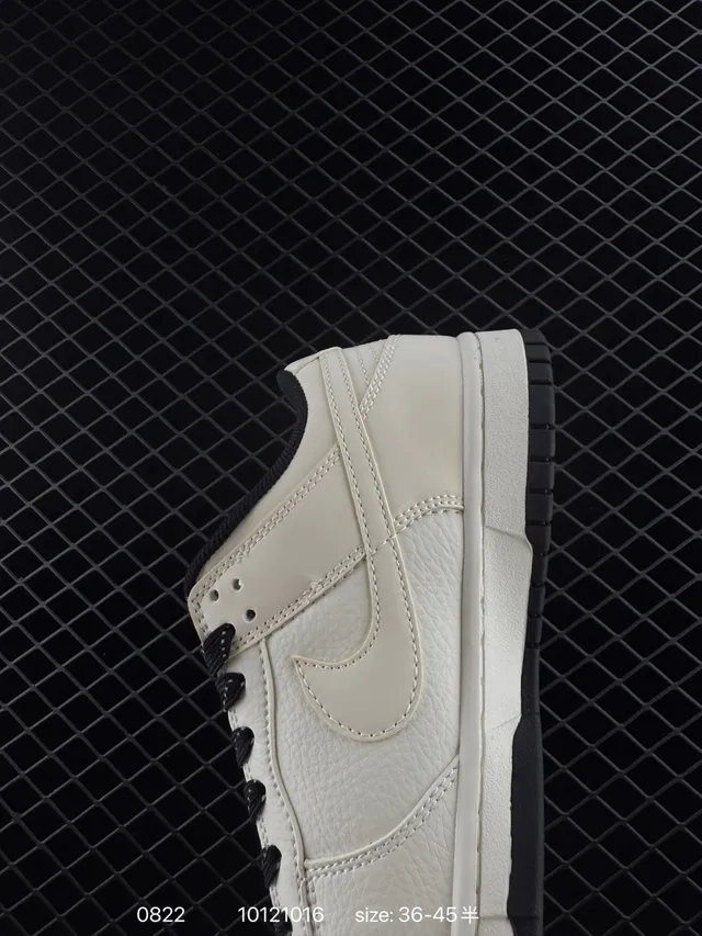 Nike x A Bathing Ape Dunk Low বেইজ কালো স্কেটবোর্ড জুতো 4