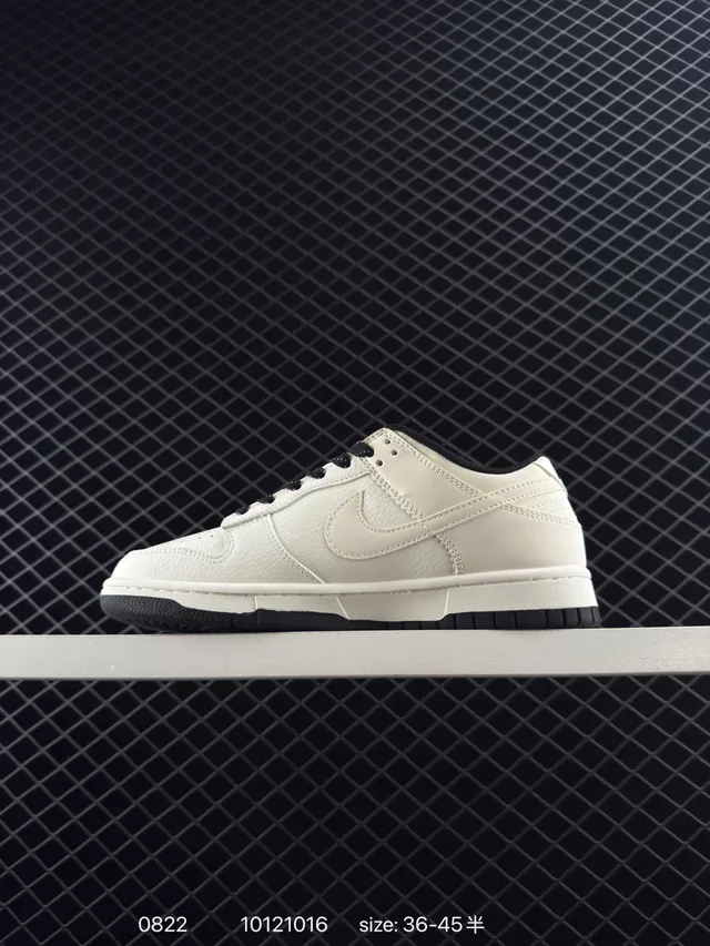 Nike x A Bathing Ape Dunk Low বেইজ কালো স্কেটবোর্ড জুতো 6