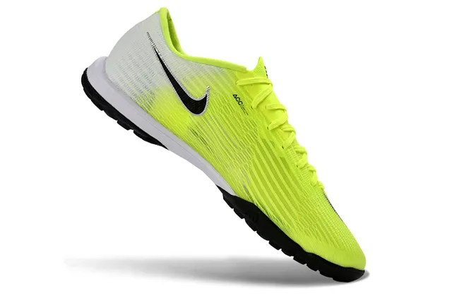 Nike Yellow Black Flyweave Knit Upper Neon Gradient Turf Soccer Shoes 5