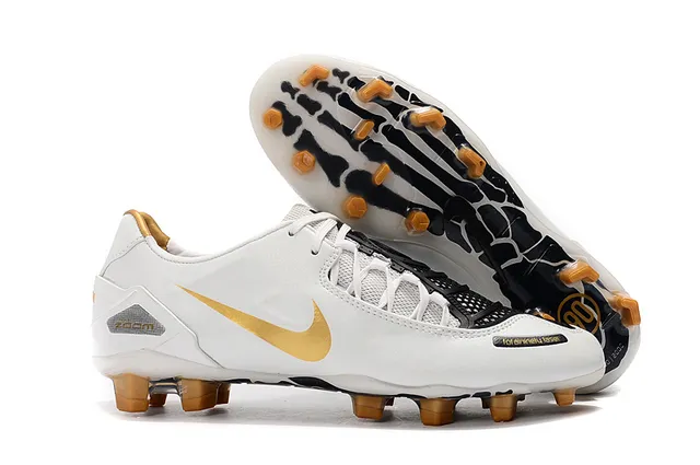 Nike Jaune Noir Bas Synthétique Supérieur Asymétrique Lacet Couverture Sol Ferme Football Chaussures 4