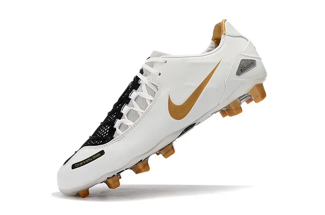 Nike Jaune Noir Bas Synthétique Supérieur Asymétrique Lacet Couverture Sol Ferme Football Chaussures 7