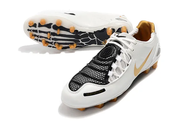 Nike Jaune Noir Bas Synthétique Supérieur Asymétrique Lacet Couverture Sol Ferme Football Chaussures 11