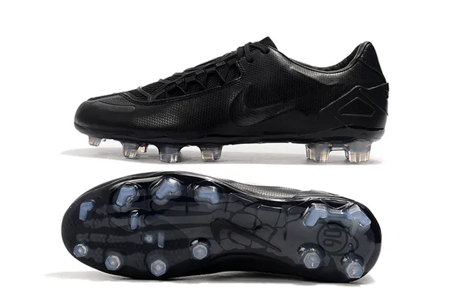 Nike Jaune Noir Bas Synthétique Supérieur Asymétrique Lacet Couverture Sol Ferme Football Chaussures 14