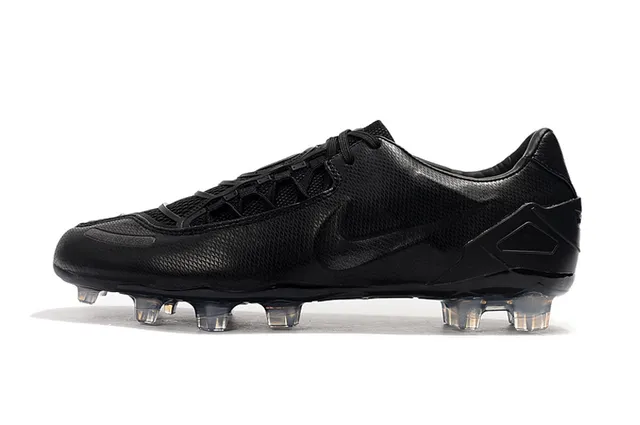 Nike Jaune Noir Bas Synthétique Supérieur Asymétrique Lacet Couverture Sol Ferme Football Chaussures 17