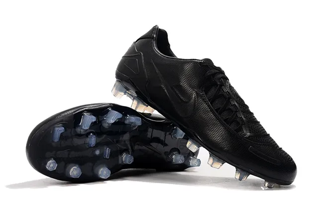 Nike Jaune Noir Bas Synthétique Supérieur Asymétrique Lacet Couverture Sol Ferme Football Chaussures 21