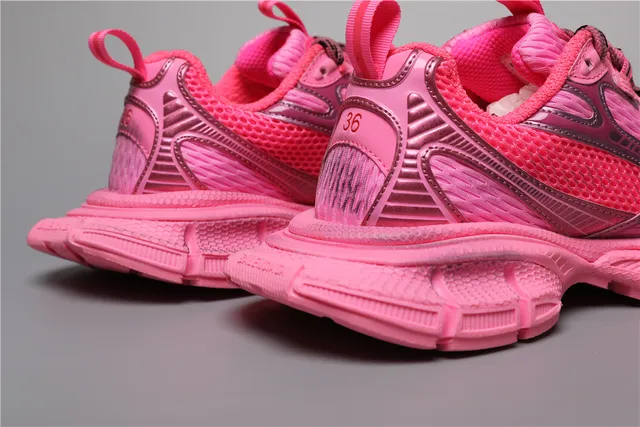 Nike Zoom 2K Pink and Silver Chunky Sneakers 2