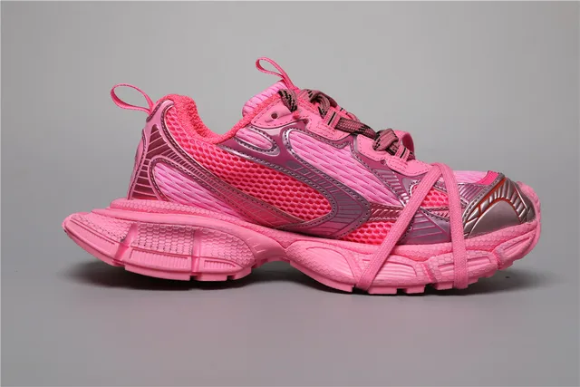 Nike Zoom 2K Pink and Silver Chunky Sneakers 8