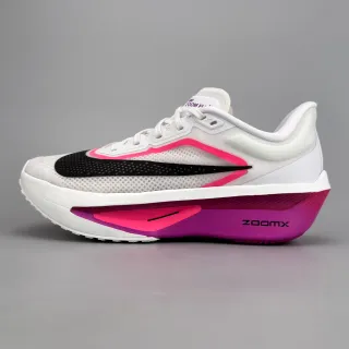 Nike Zoom Fly ZoomX सफेद काला गुलाबी दौड़ने की चप्पल