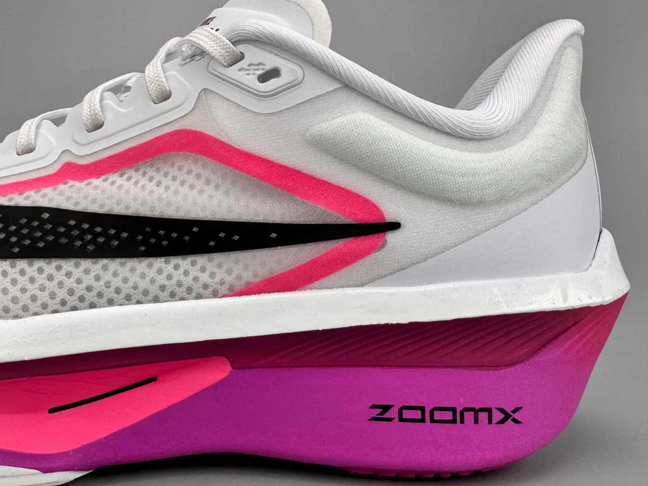 Nike Zoom Fly ZoomX White Black Pink Running Shoes 7