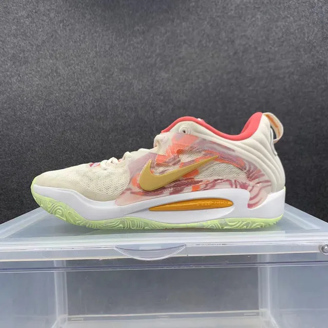 Nike Zoom GT Cut Beige Peach Red बास्केटबॉल जूते 2