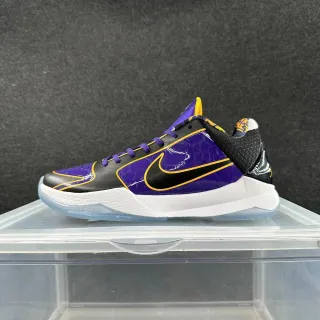 Nike Zoom Kobe IV बैंगनी काली पीली बास्केटबॉल जूते