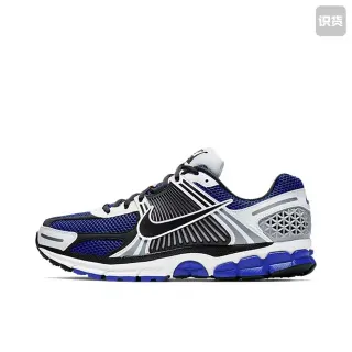Nike Zoom Vomero 5 नीला सफेद जाली ऊपरी लेयर्ड सिंथेटिक केज दौड़ने वाले जूते