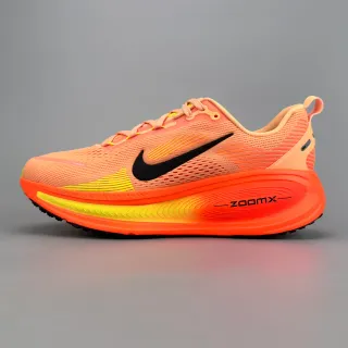 Nike ZoomX Invincible Run برتقالي أصفر شبكة مهندسة علوية نمط موجي وسيط أحذية جري