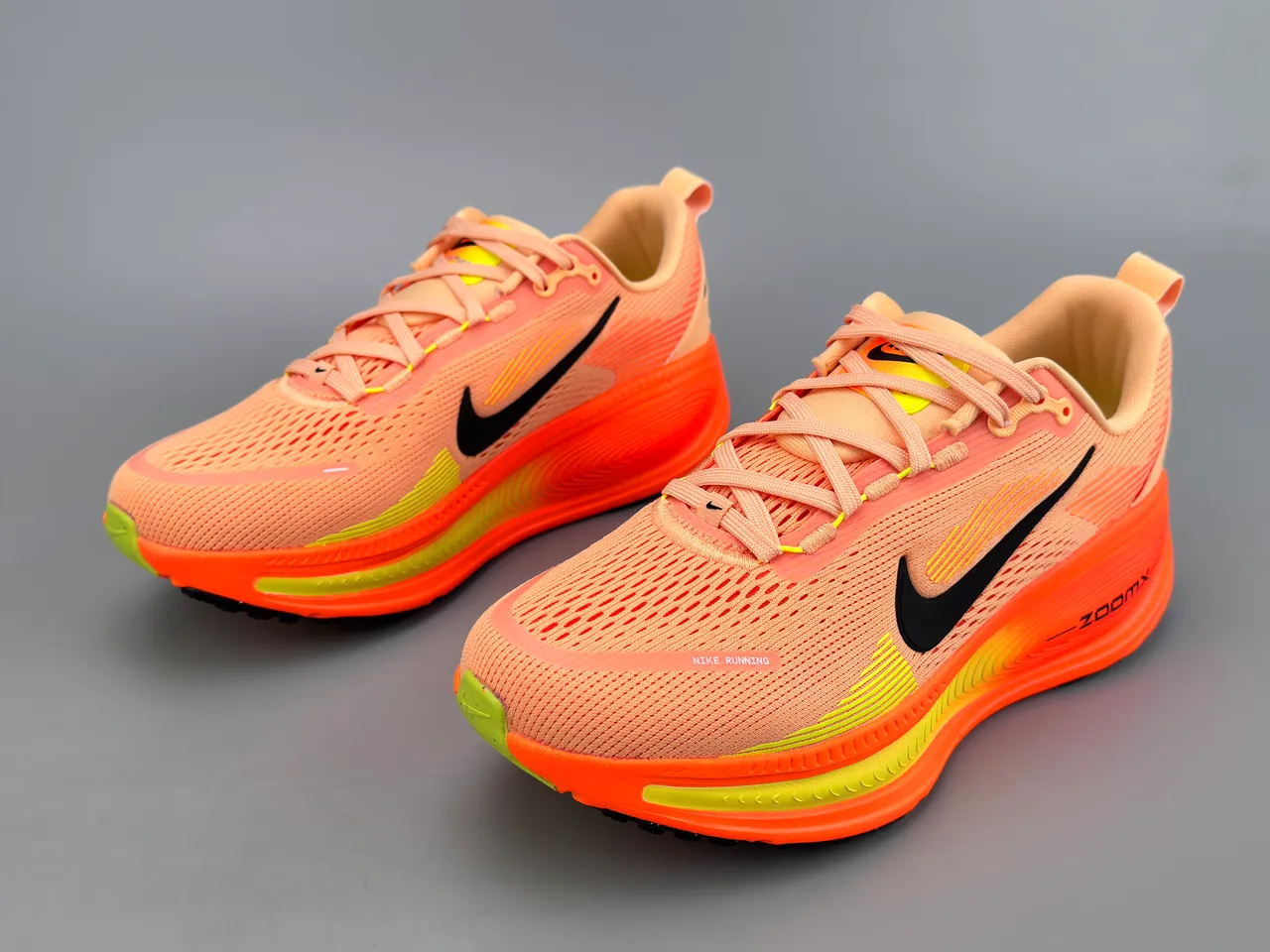 Nike ZoomX Invincible Run Orange Jaune Tissu Mesh Ingénierie Partie Supérieure Motif Ondulé Semelle Intermédiaire Chaussures de Running 5