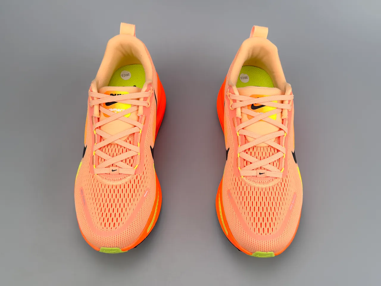 Nike ZoomX Invincible Run Orange Jaune Tissu Mesh Ingénierie Partie Supérieure Motif Ondulé Semelle Intermédiaire Chaussures de Running 9