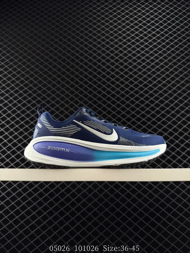 Nike ZoomX أزرق بحري بنفسجي لوتوب سيلويت مصمم شبكة أبير أحذية جري 5