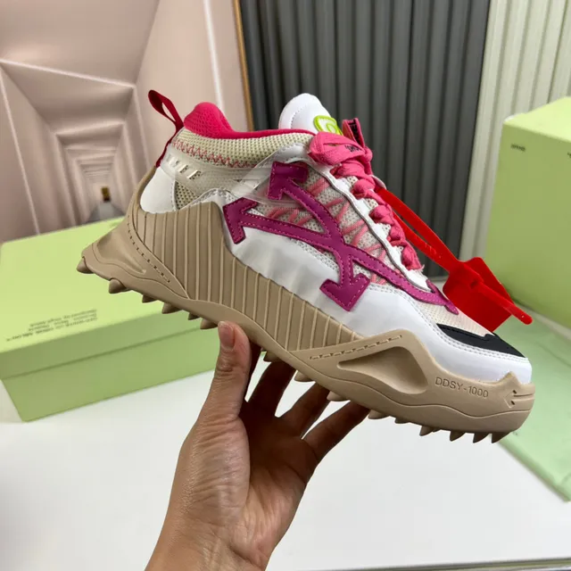 Off-White DDSY-1000 Chunky Runner 白色粉色米色 Chunky Sneakers 4