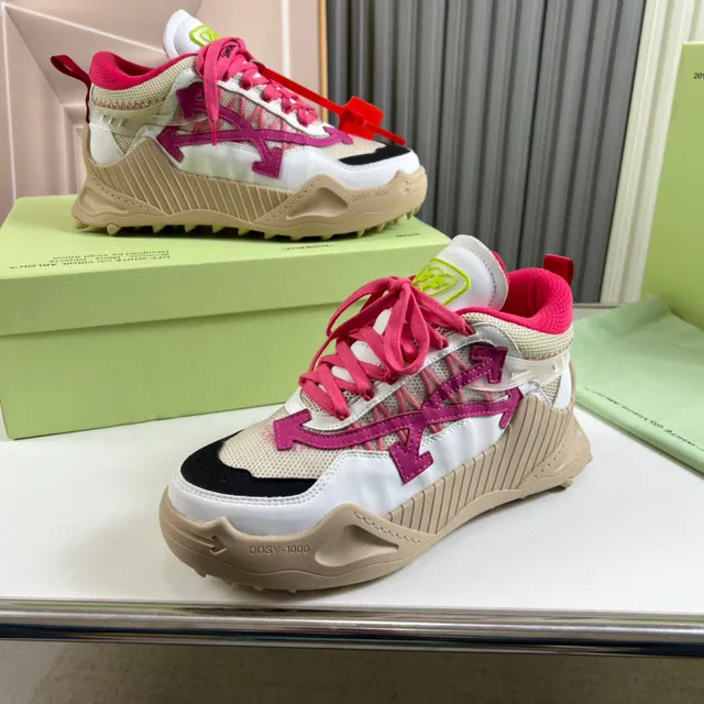 Off-White DDSY-1000 Chunky Runner 白色粉色米色 Chunky Sneakers 7