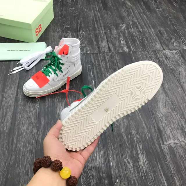 Off-White أخضر عالية الارتفاع تفاصيل صناعية أسلوب حياة 2