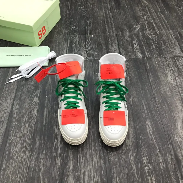 Off-White أخضر عالية الارتفاع تفاصيل صناعية أسلوب حياة 3