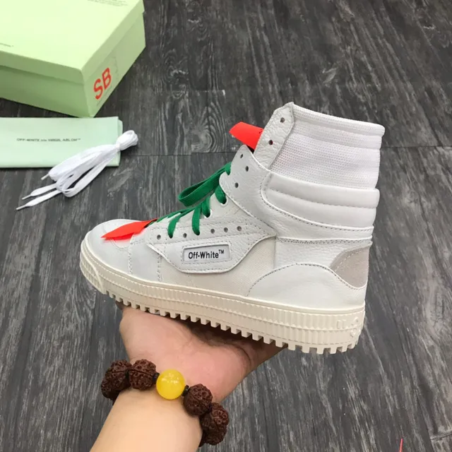 Off-White أخضر عالية الارتفاع تفاصيل صناعية أسلوب حياة 4