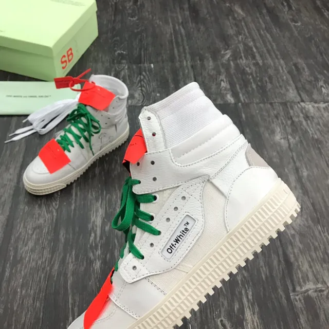 Off-White أخضر عالية الارتفاع تفاصيل صناعية أسلوب حياة 5