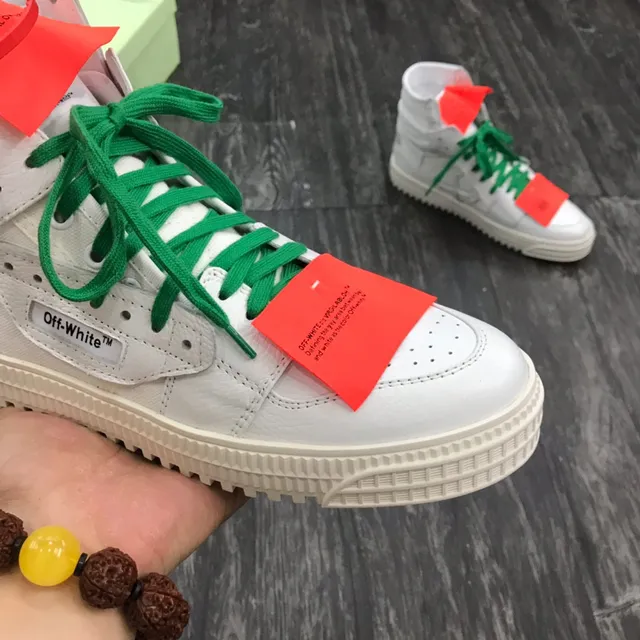 Off-White أخضر عالية الارتفاع تفاصيل صناعية أسلوب حياة 6
