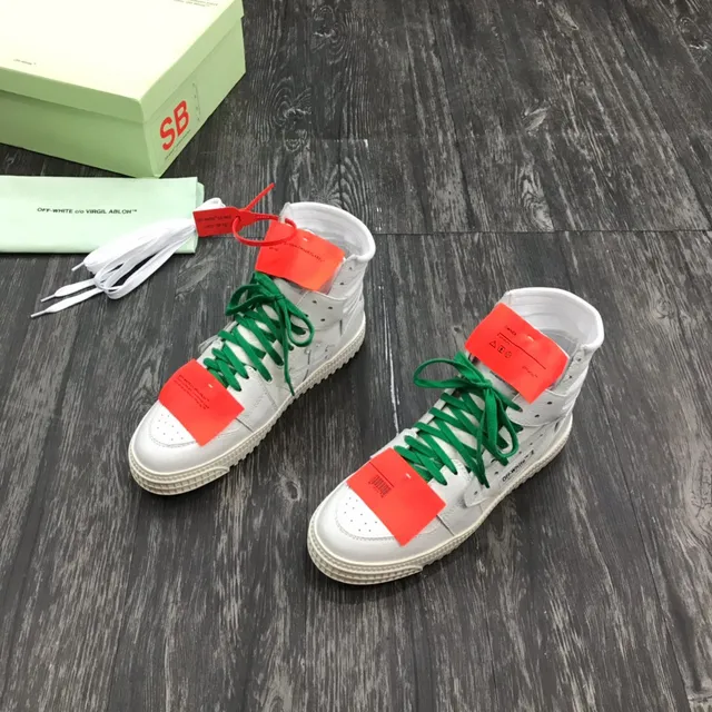Off-White أخضر عالية الارتفاع تفاصيل صناعية أسلوب حياة 8