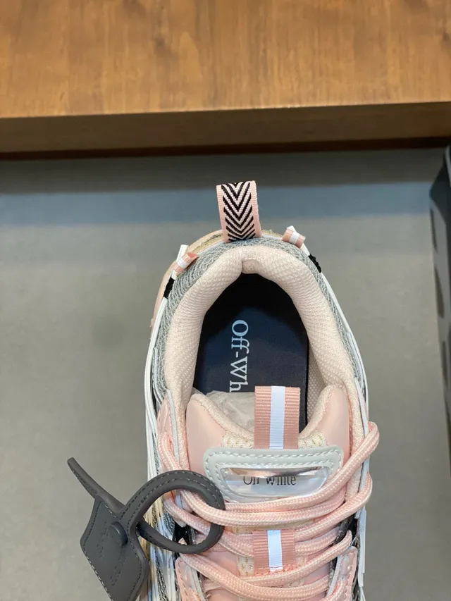 Off-White Runner Pastel Pink Chunky Sneakers 7