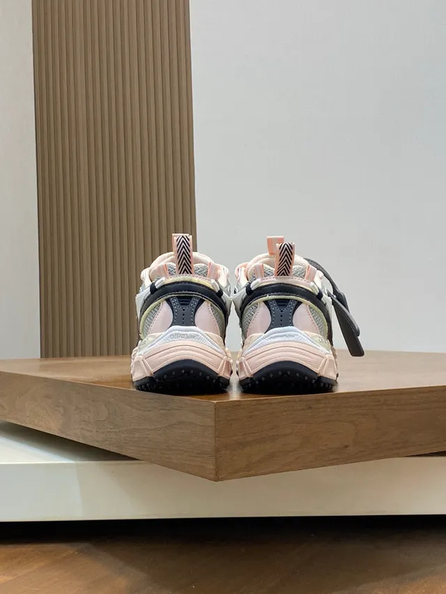 Off-White Runner Pastel Pink Chunky Sneakers 8