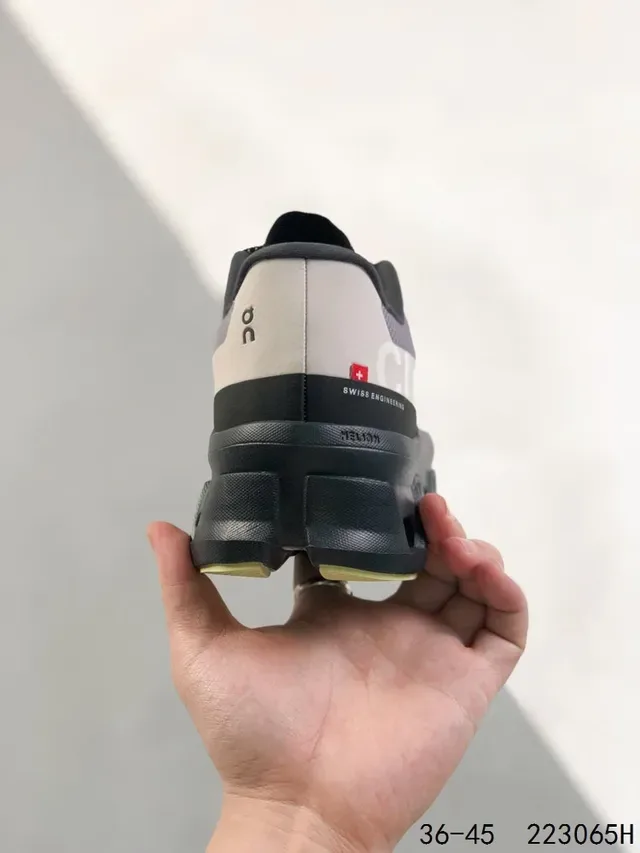 On Cloudmonster-Inspired Light Gray Black Lime Lifestyle Sneakers 8