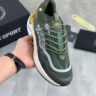 Philipp Plein Airpressure Gen.K04 Olive Green Lifestyle Sneaker