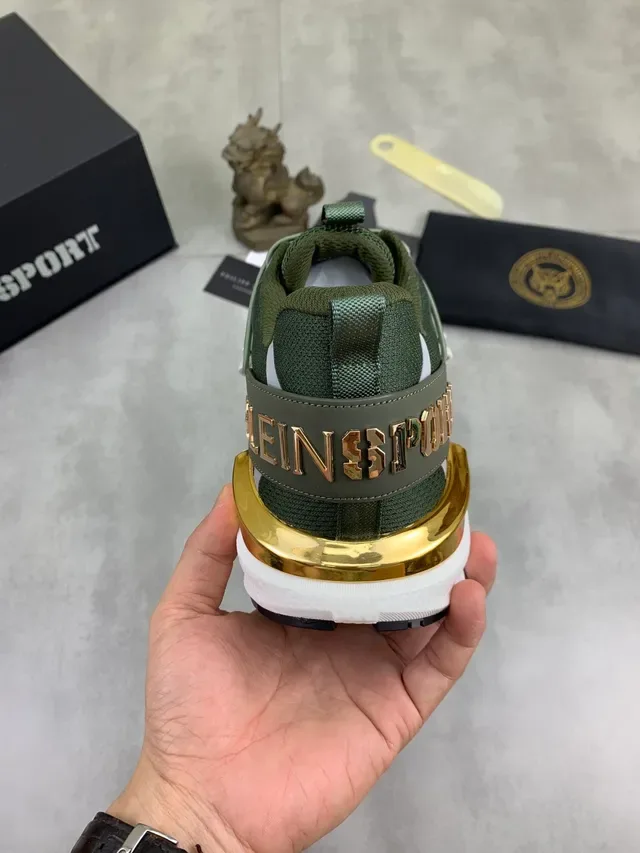 Philipp Plein Airpressure Gen.K04 Tênis Lifestyle Verde Oliva 3