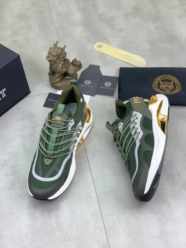 Philipp Plein Airpressure Gen.K04 Tênis Lifestyle Verde Oliva 5