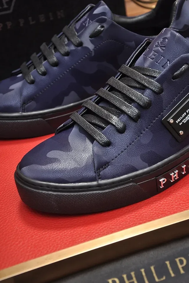 Philipp Plein Camo-Print Leather Lifestyle Sneakers 3