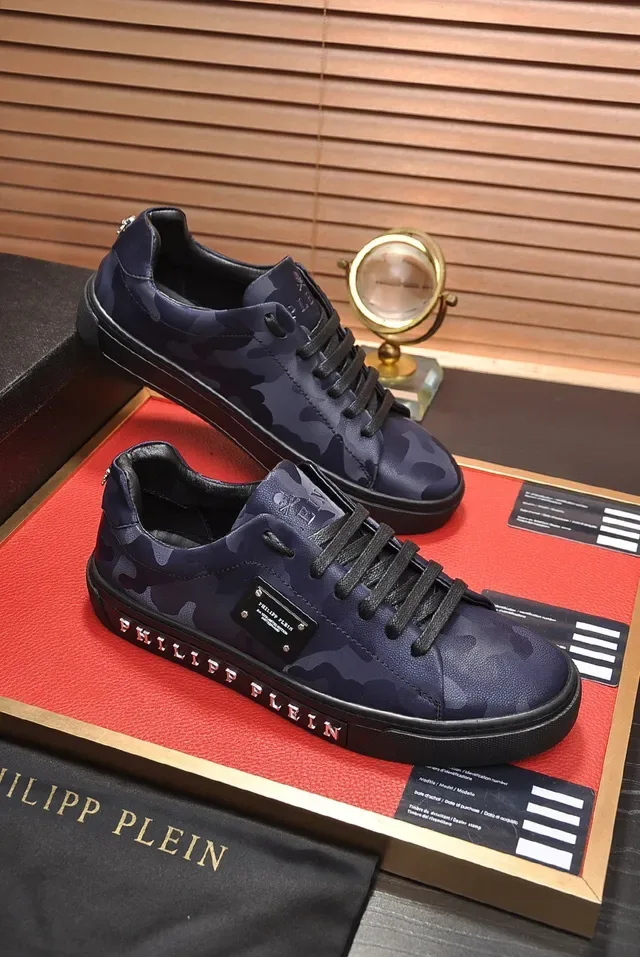 Philipp Plein Camo-Print Leather Lifestyle Sneakers 5