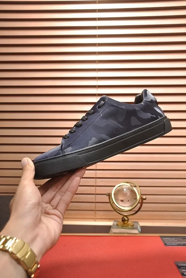 Philipp Plein Camo-Print Leather Lifestyle Sneakers 6