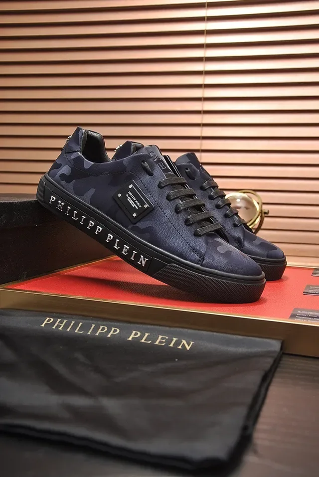 Philipp Plein Camo-Print Leather Lifestyle Sneakers 8