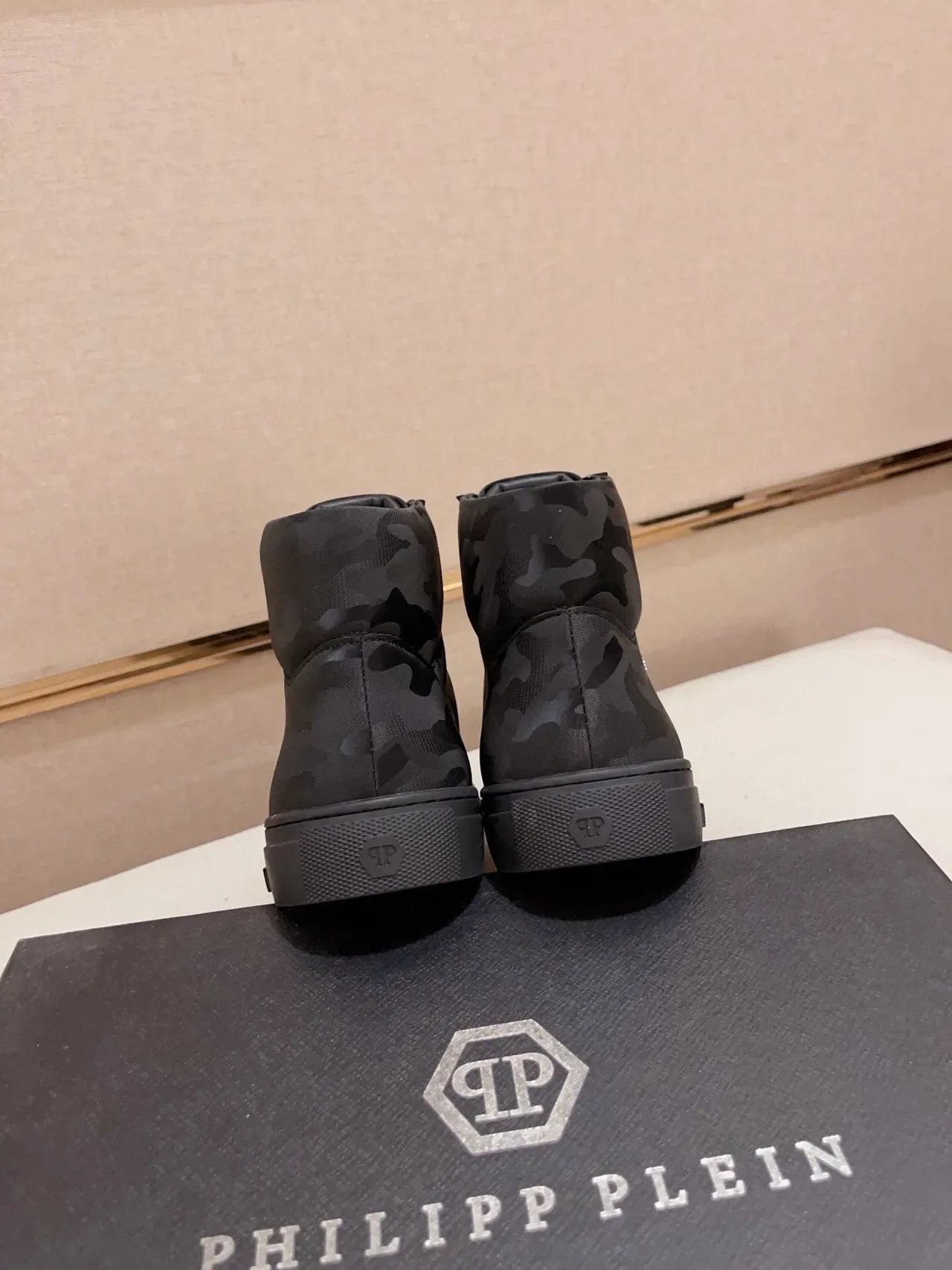 Philipp Plein Gianna Loro Zapatillas Lifestyle Negro Camo de Alto 9