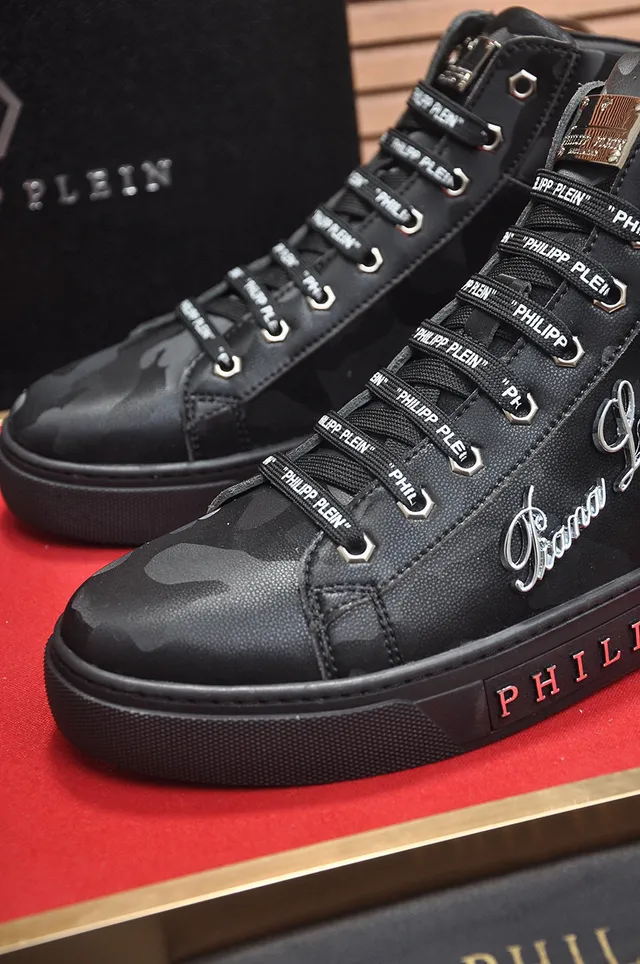 Philipp Plein High-Top Camouflage-Print Lifestyle Sneakers 3