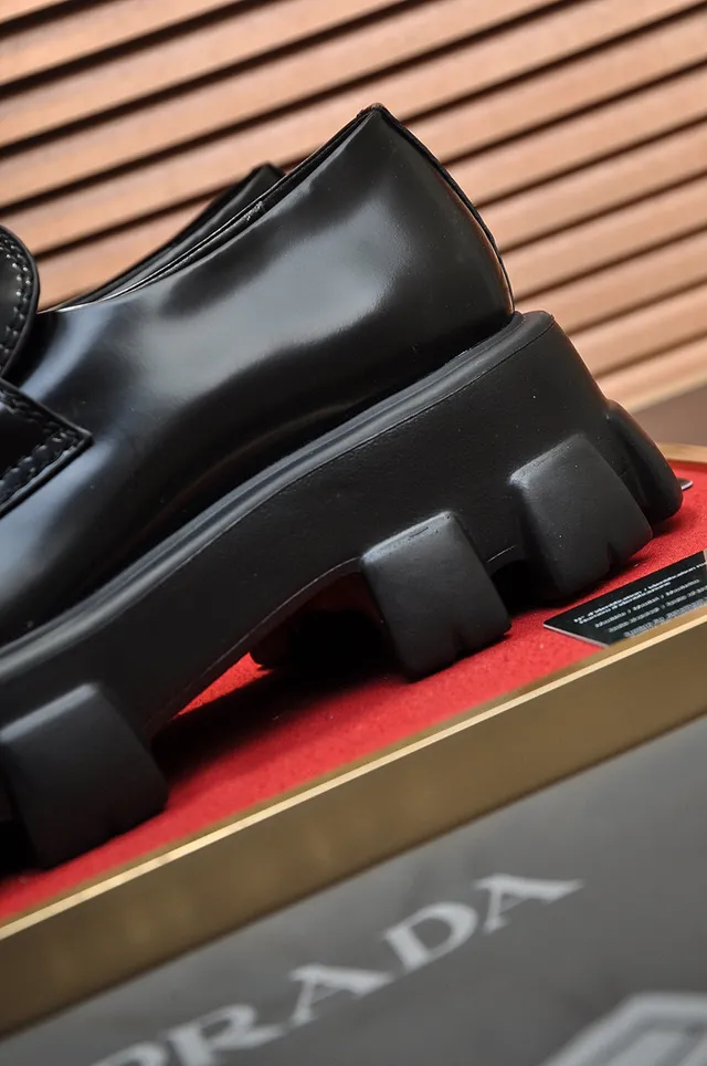 Prada Cloudbust Black Patent Loafers 2